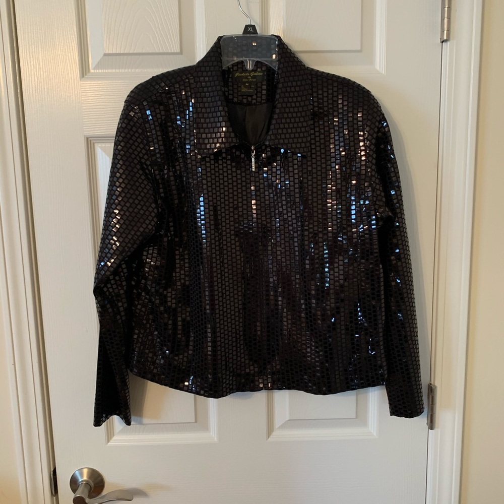 Vintage Jackets Galore by John Farah, Black, Size M